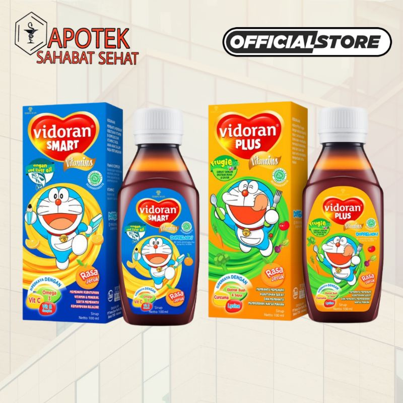 Jual VIDORAN SMART PLUS VITAMIN SIRUP 100 ML Shopee Indonesia