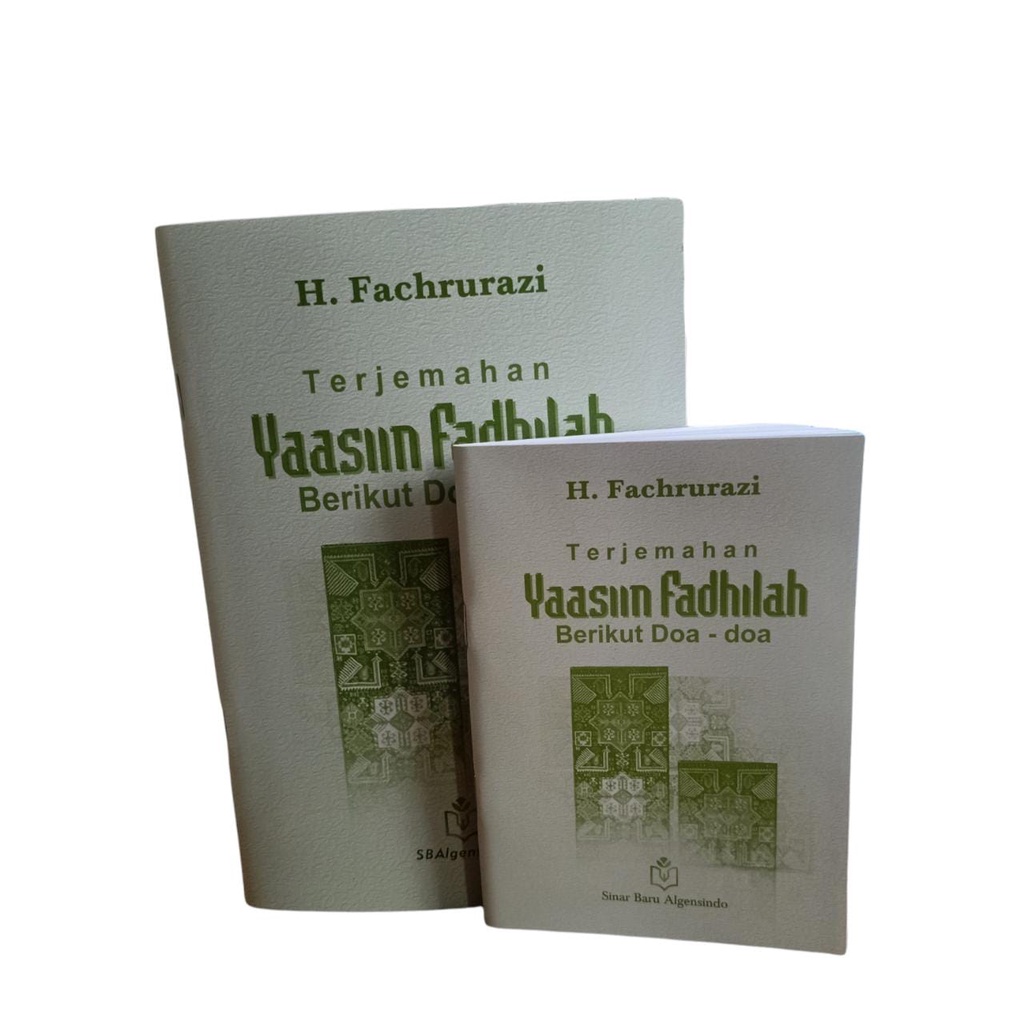 Jual Terjemahan Yasin Fadhilah Dan Doa Doa Sinar Baru Shopee Indonesia