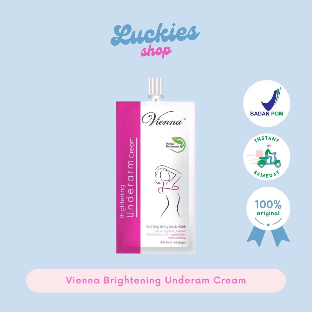 Jual Vienna Underam Cream 30ml Sachet Ori BPOM Pengganti Deodorant