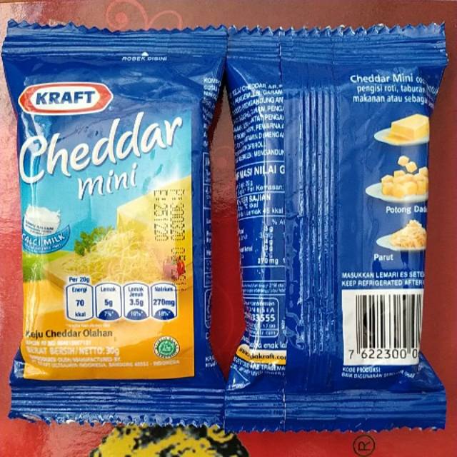 Jual Kraft Cheddar Mini Kemasan 30gr Shopee Indonesia