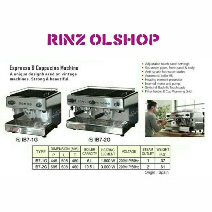 Jual MESIN KOPI ESPRESSO CAPPUCINO GETRA IB7 2G Shopee Indonesia