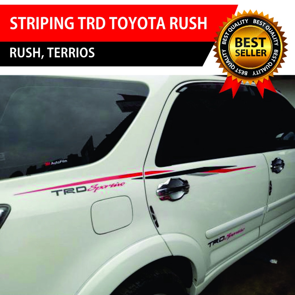 Jual Stiker Striping Body Mobil Toyota Rush Daihatsu Terios Shopee