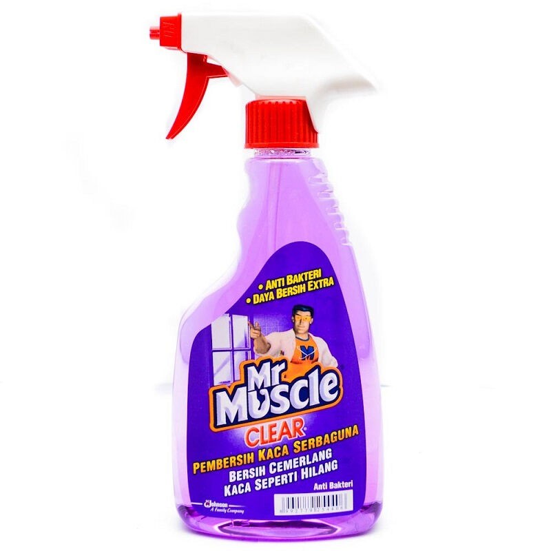 Jual MR MUSCLE Clear Pembersih Kaca Serbaguna Lavender Pump 500ml