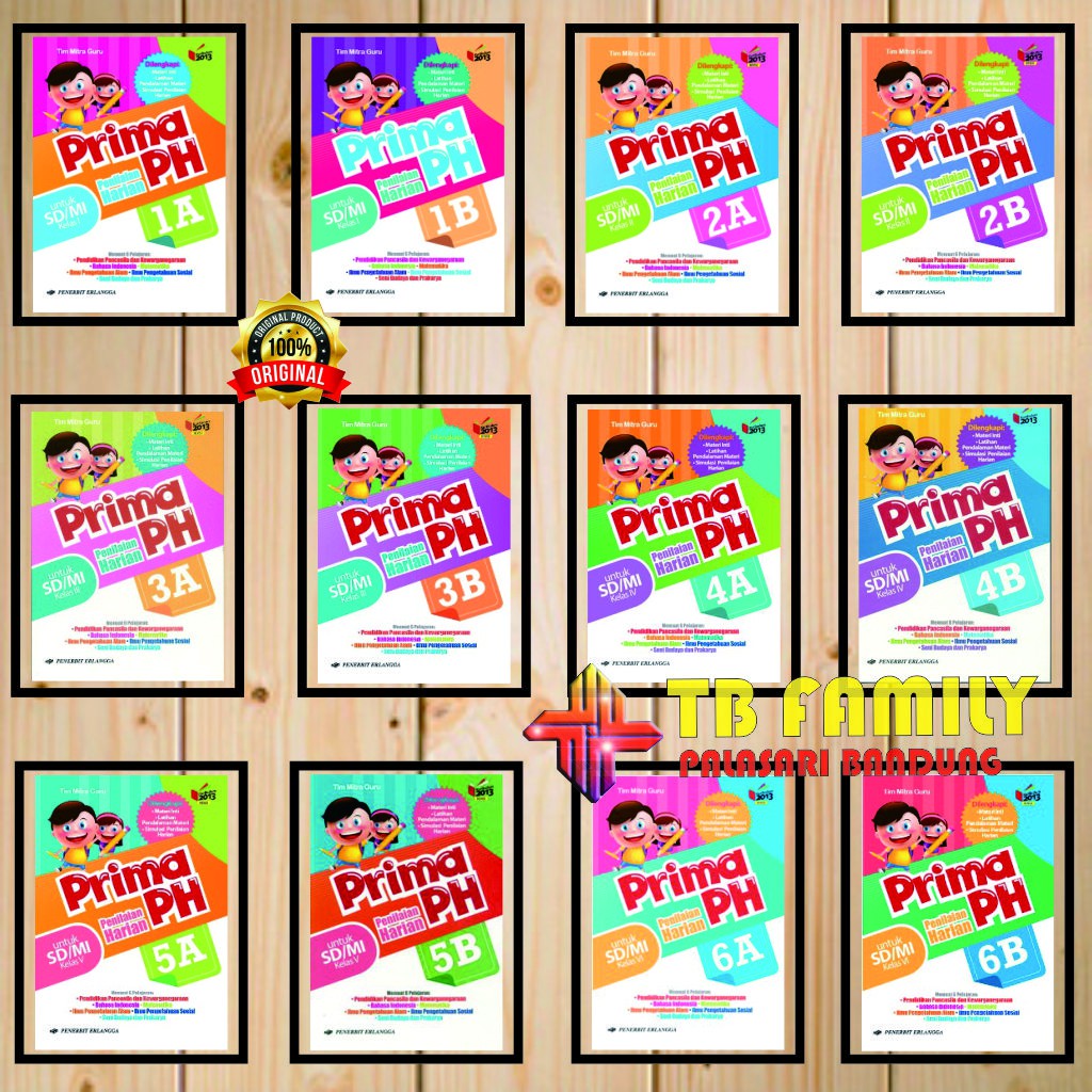 Jual Buku Prima Ph Penilaian Harian Sd Kelas Erlangga Tim