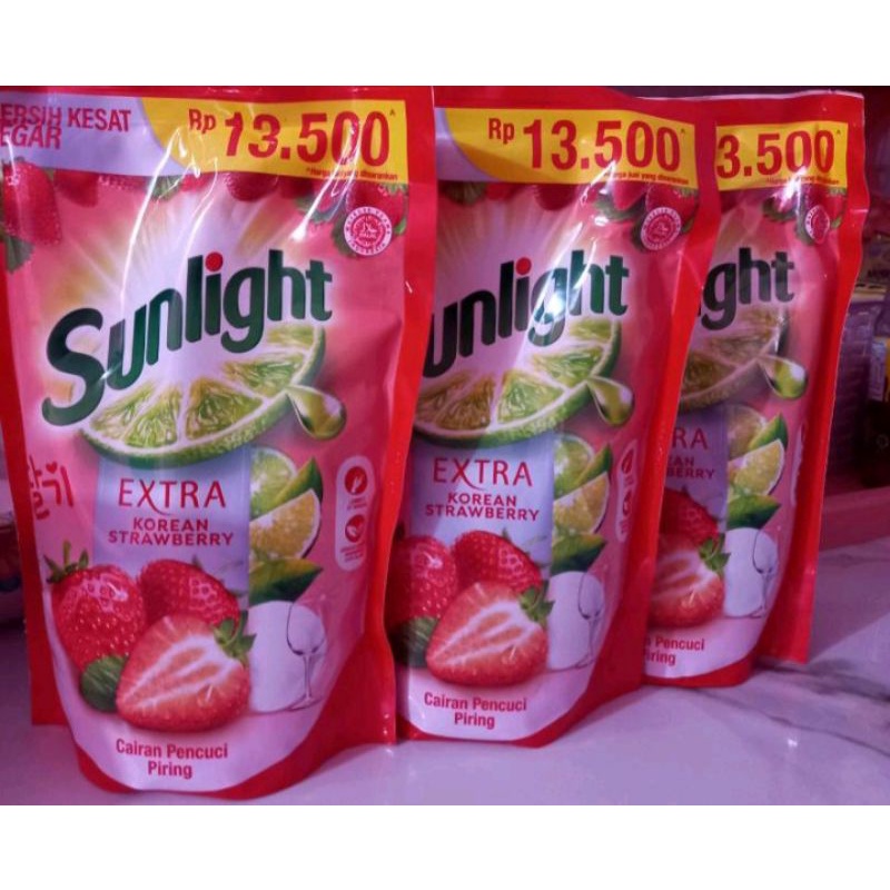 Jual Sunlight Korean Strawberry Ml Sabun Cuci Piring Free Extra