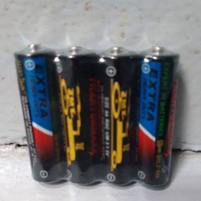 Jual Baterai Size AA 1 5 V Isi 4 Buah Baterai AA Baterai Shopee