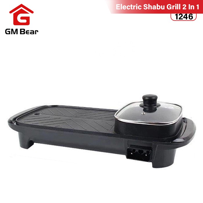 Jual Elektrik In Teppanyaki Pan Shabu Denki Griddle Steamboat Bbq