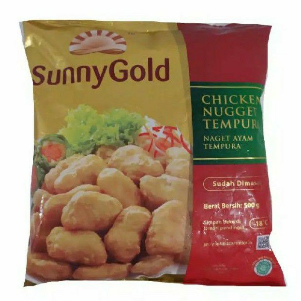 Jual Sunny Gold Chicken Nugget Tempura Gr Indonesia Shopee Indonesia