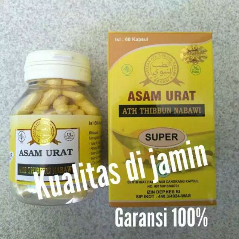 Jual OBAT ASAM URAT SUPER ATH THIBBUN NABAWI JAMINAN ASLI ORIGINAL