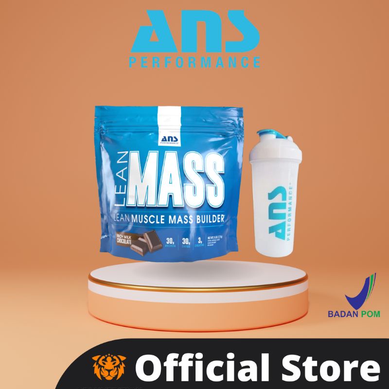 Jual ANS PERFORMANCE LEAN MASS 5 LBS LB MASS WEIGHT GAINER BULKING