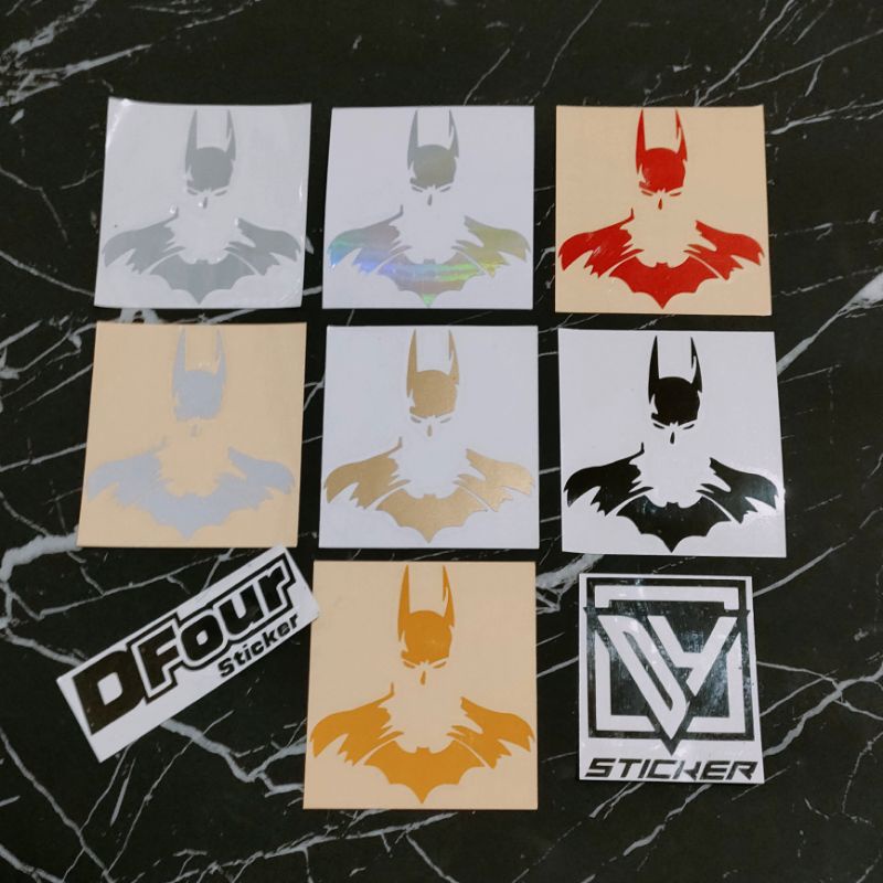 Jual Sticker Logo Batman Siluet Cutting Shopee Indonesia