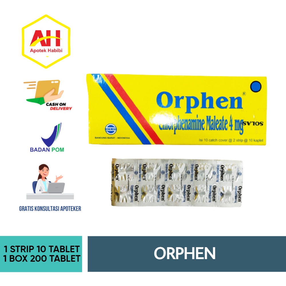 Jual Orphen Orpen Orfen Orven Orfhen Orvhen Mg Strip Isi Kaplet