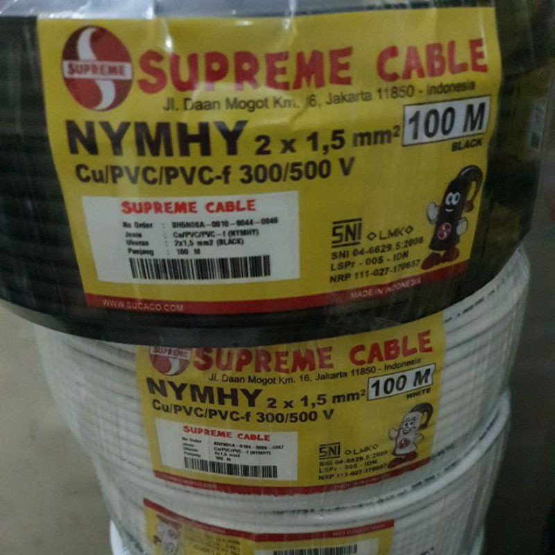 Jual Kabel Nyyhy Nymhy Nyy Nym Hy X Serabut Supreme Eceran Shopee