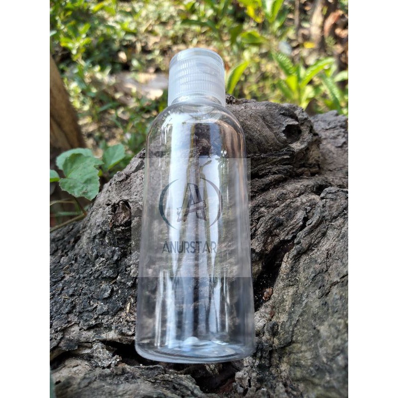 Jual BOTOL FLIPTOP 60 ML NATURAL PET Botol Plastik Fliptop 60 Ml