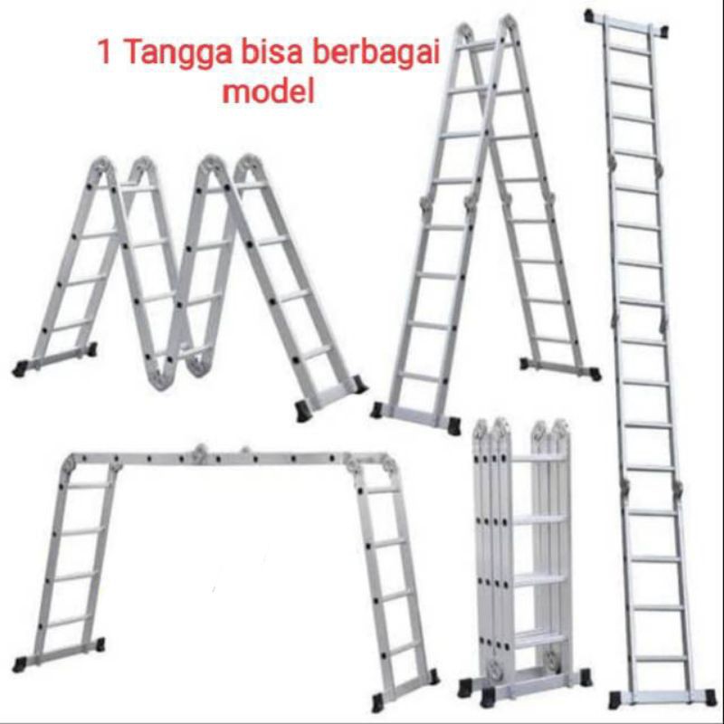 Jual Tangga Lipat Aluminium Multipurpose 5 Fungi 4 4 Meter Indonesia