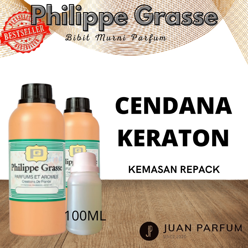 Jual BIBIT MURNI PARFUM CENDANA KERATON SANDALWOOD 100ML REPACK