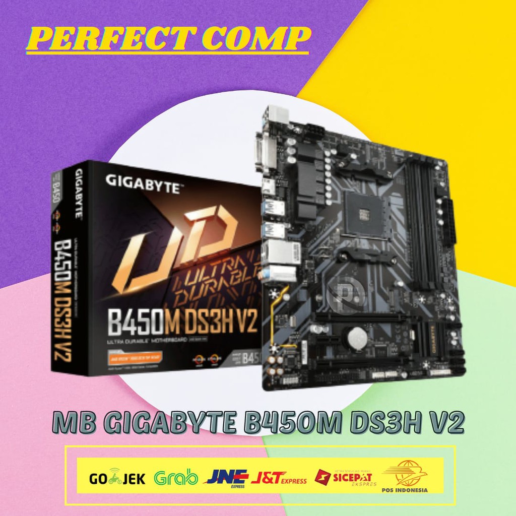 Jual Motherboard Gigabyte B M Ds H V Shopee Indonesia