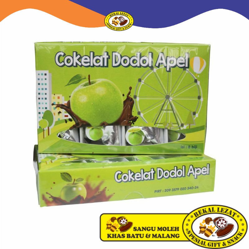 Jual COKELAT DODOL APEL OLEH OLEH MALANG BATU SNACK CAMILAN KEKINIAN