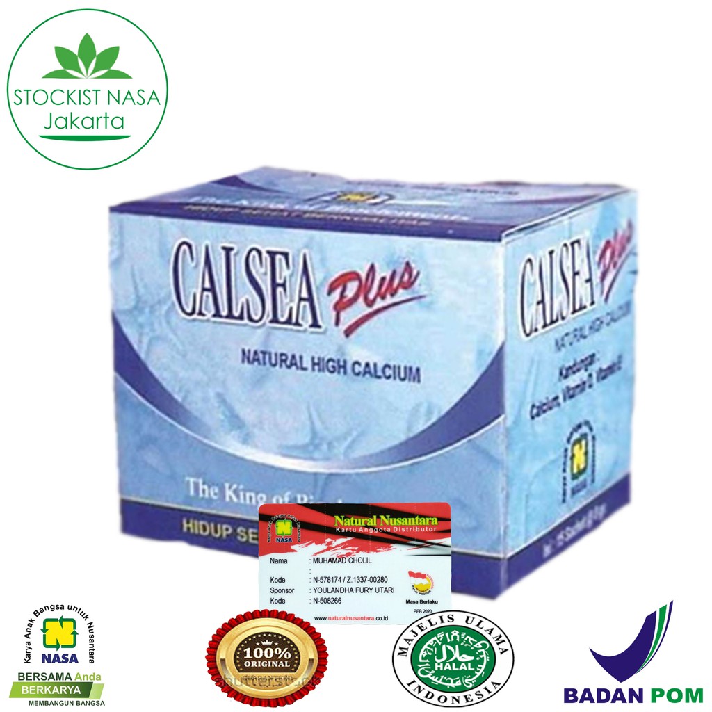 Jual CALSEA PLUS Natural High Calcium Original NASA Stockist Nasa