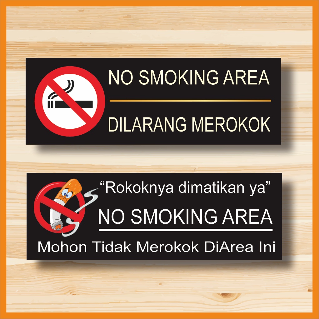 Jual Dilarang Merokok Stiker No Smoking Hiasan Dinding Stiker Dilarang