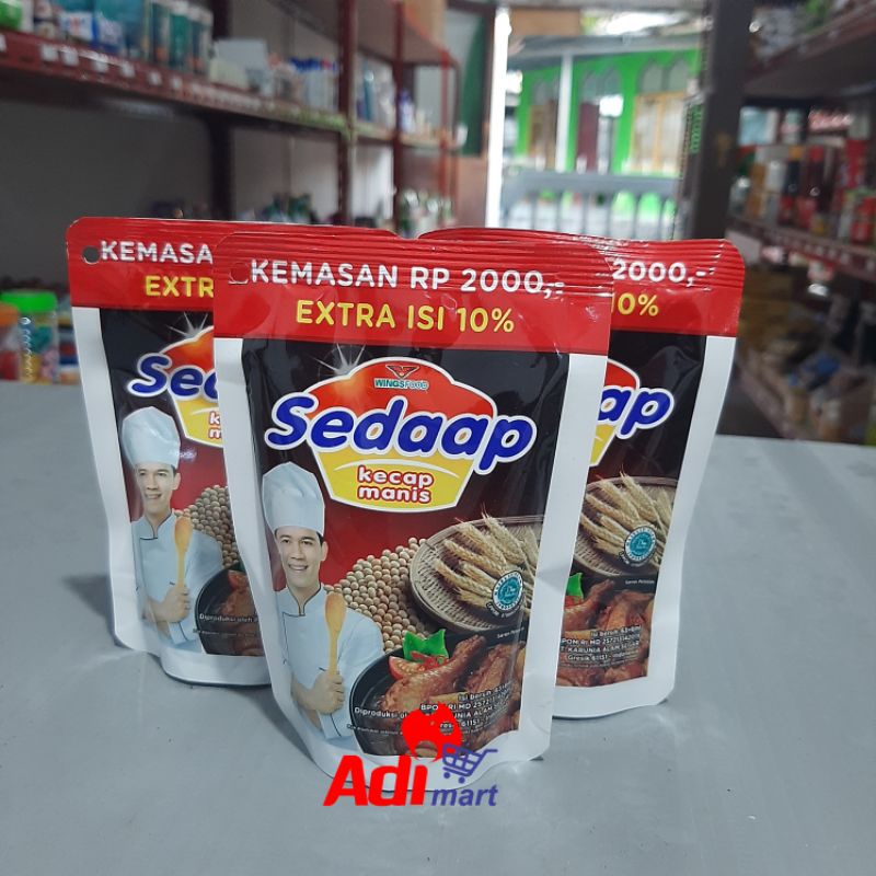 Jual Kecap Manis Sedaap Refill 63ml 6ml Shopee Indonesia