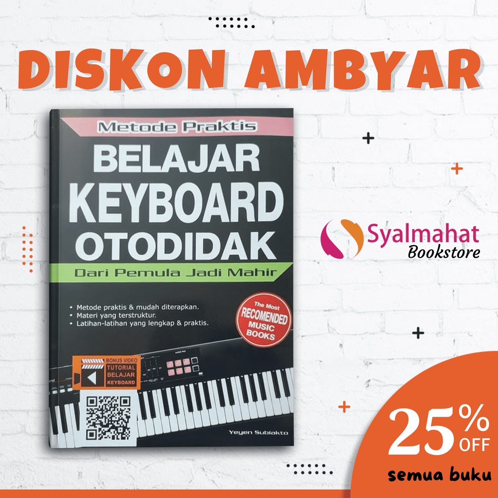 Jual BUKU MUSIK METODE PRAKTIS BELAJAR KEYBOARD OTODIDAK Indonesia