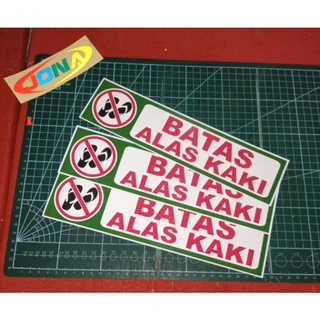 Jual Stiker Batas Suci Alas Kaki Masjid Shopee Indonesia