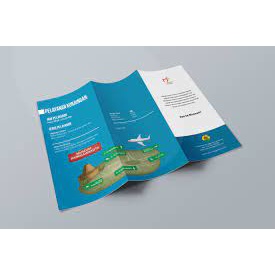 Jual Cetak Brosur A Cetak Flyer Leaflet Art Paper Gram Min