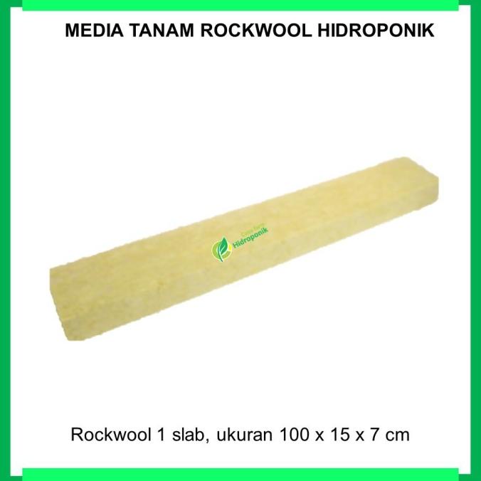 Jual Btv Media Tanam Rockwool Hidroponik Cultilne Slab Tanaman