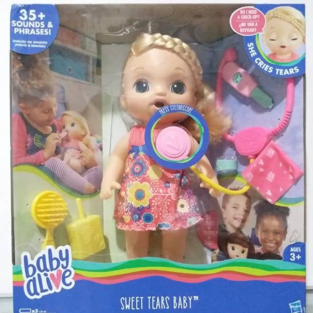 Jual Baby Alive Sweet Tears Blonde Shopee Indonesia