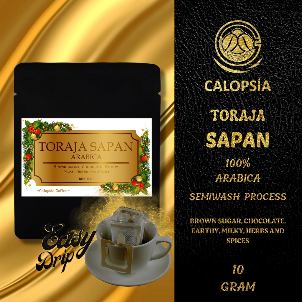 Jual CALOPSIA Drip Bag Toraja Sapan Arabica Single Origin Specialty