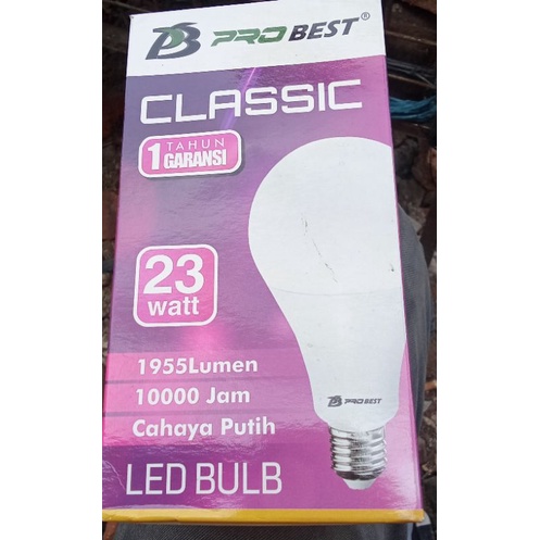 Jual Lampu Bolham Led Probest Classic 23W Shopee Indonesia