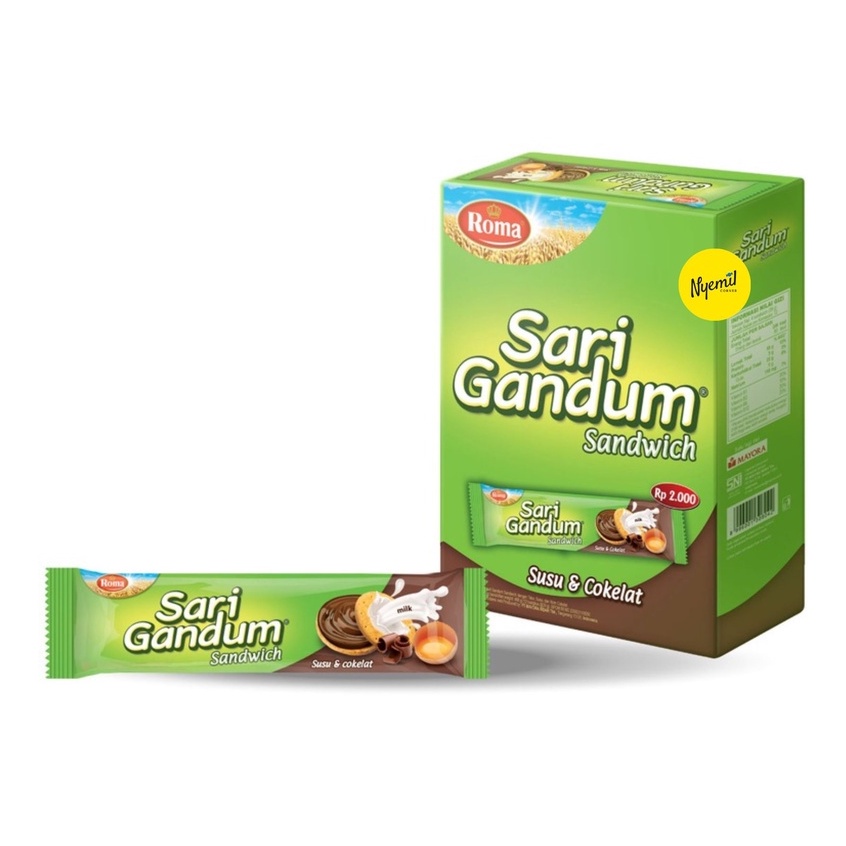 Jual Roma Sari Gandum Coklat Biskuit Gr Pcs Shopee Indonesia