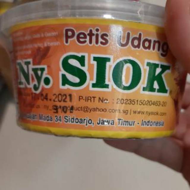 Jual Petis Udang Ny Siok Gram Ny Siok Petis Udang Asli Oleh Oleh