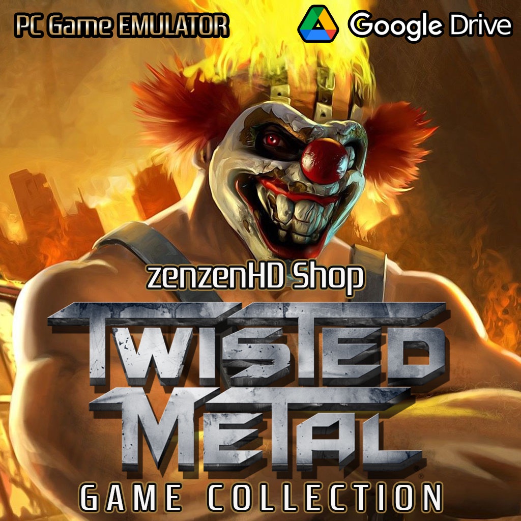 Jual PC Game Emulator TWISTED METAL HD COLLECTION TM Series Black