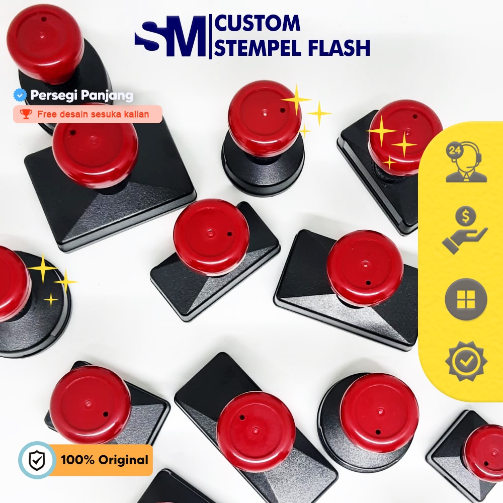 Jual Cetak Stempel Murah Custom Stempel Flash Otomatis Stempel