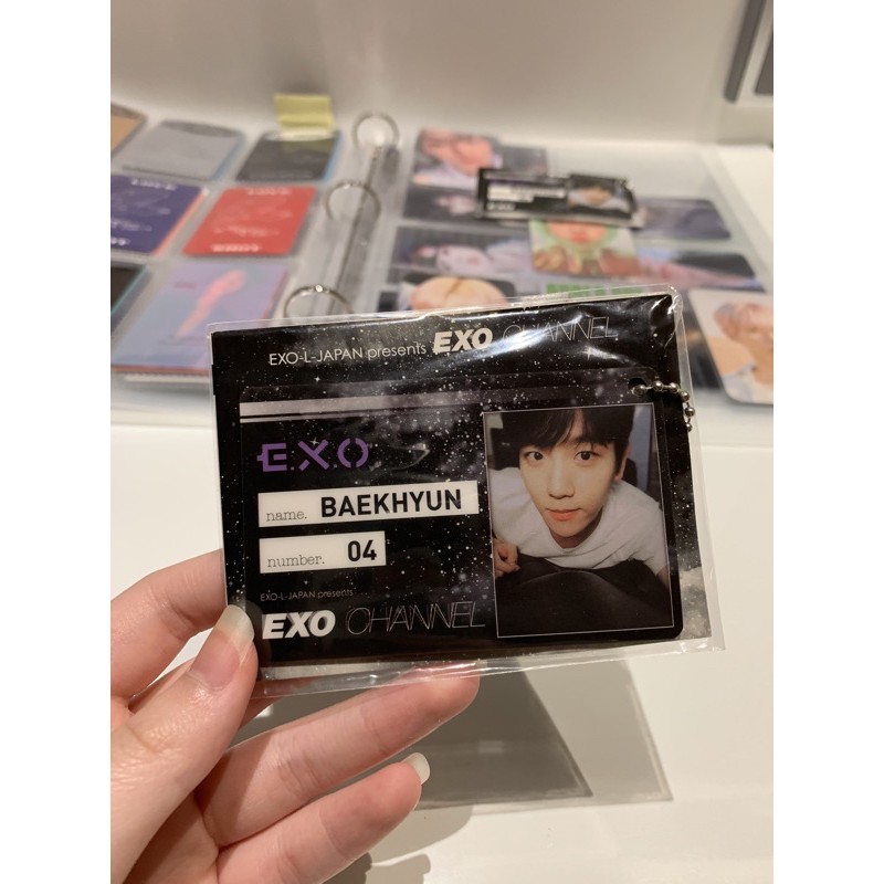 Jual EXO Channel Japan ID Card Baekhyun Photocard Indonesia Shopee