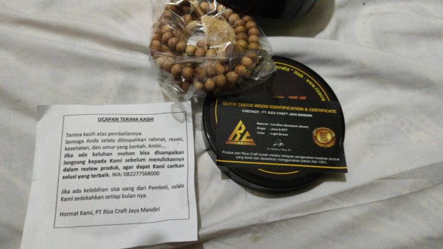 Tasbih Kayu Cendana Asli Wangi 99 Butir Bersertifikat Shopee Indonesia