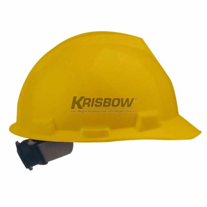 Jual Helmet Helm Safety Yellow Krisbow Helm Front Brim Proyek Shopee