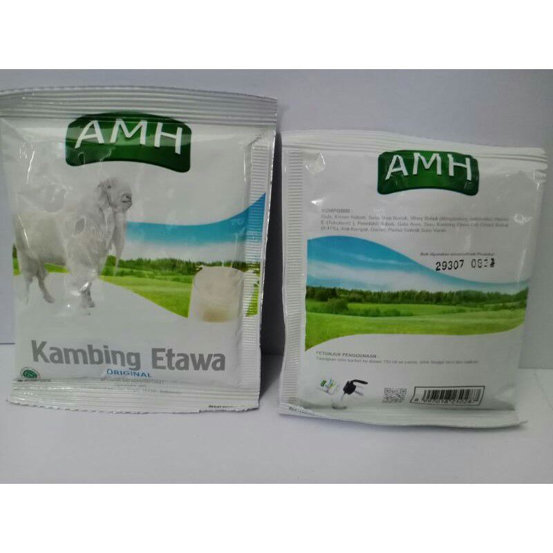 Jual SUSU KAMBING ETAWA BUBUK AMH ORIGINAL DAN JAHE MERAH SASET Susu