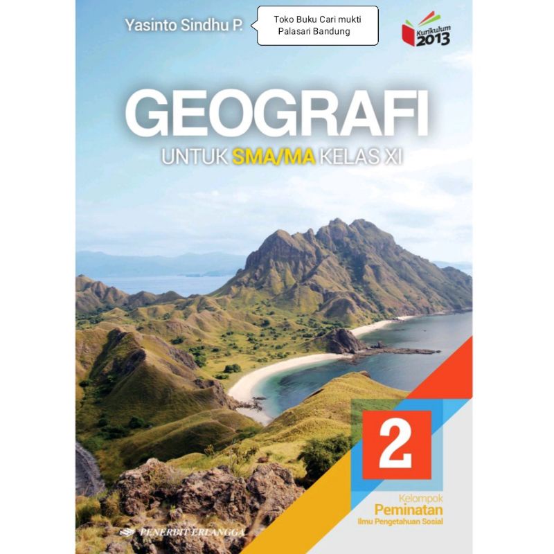 Jual Erlangga Buku Geografi Peminatan Untuk Sma Ma Kelas Kurikulum