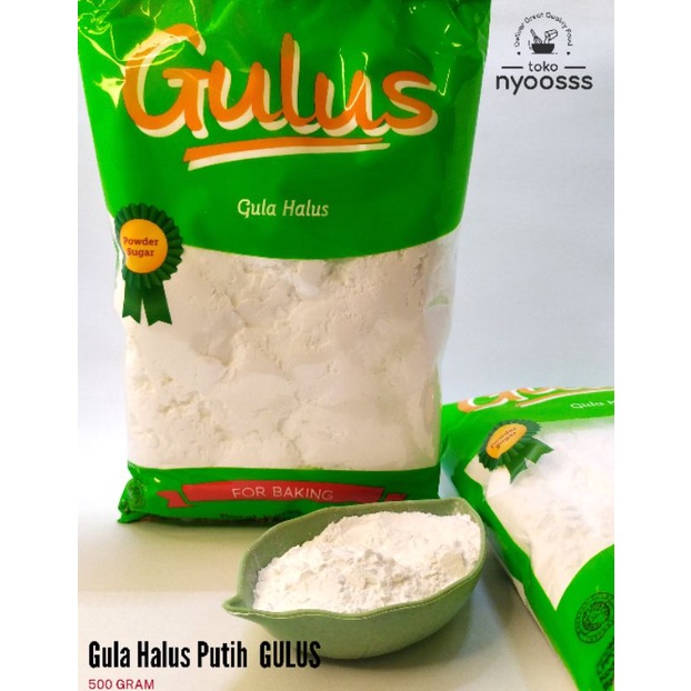 Jual GULUS Gula Halus Putih 500Gr Gula Tepung Putih Gula Donat