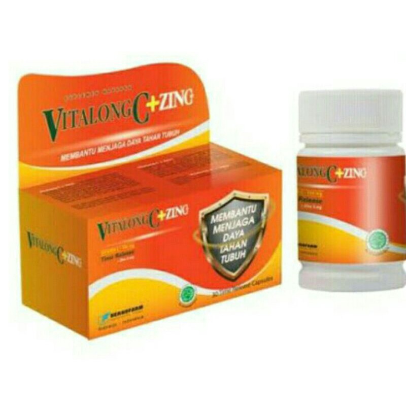 Jual VITALONG C 500MG Zinc Kemasan Botol Isi 30 Kapsul Shopee Indonesia