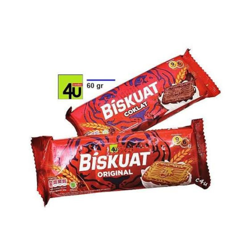 Jual BISKUAT ORIGINAL COKLAT 45 6G Shopee Indonesia