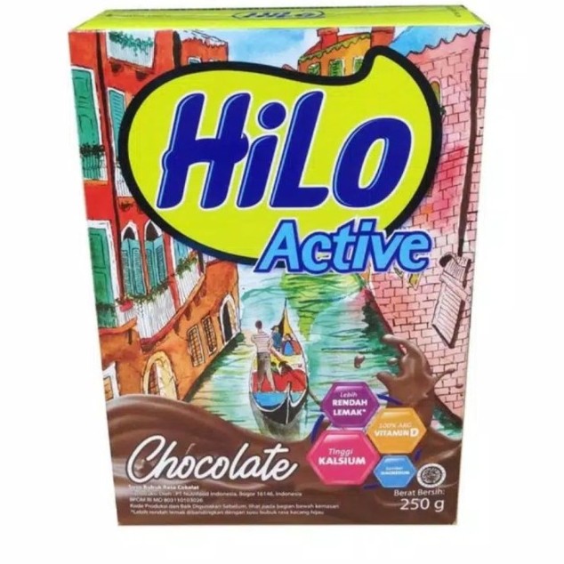 Jual HILO ACTIVE CHOCOLATE 250gr Shopee Indonesia