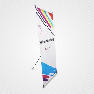 Jual Cetak X Banner Flexi China 280 Gsm 60 X 160 Cm Indonesia Shopee