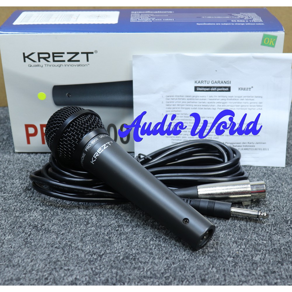 Jual MICROPHONE MIC KABEL KREZT PRO 9900 PRO 9900 NON SWITCH Shopee