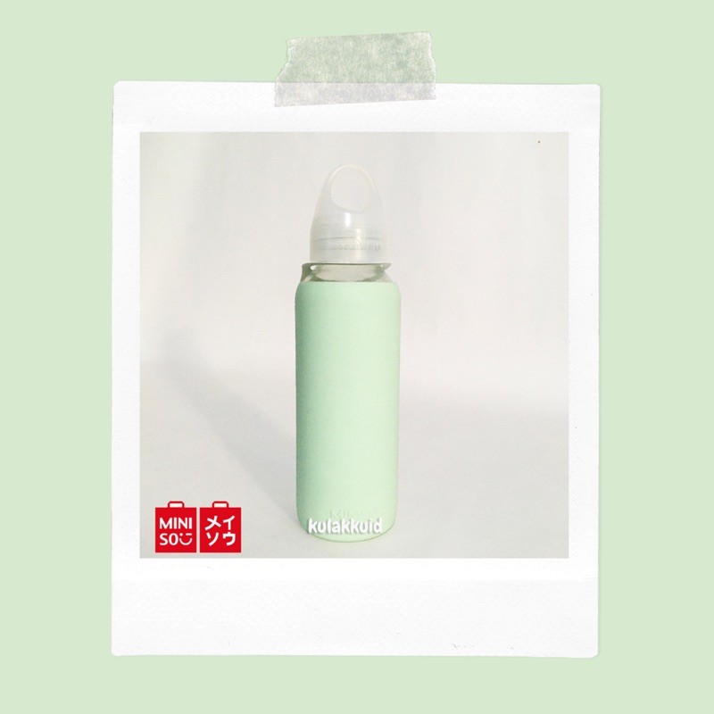 Jual Miniso Botol Minum Kaca Ml Tosca Kuning Shopee Indonesia