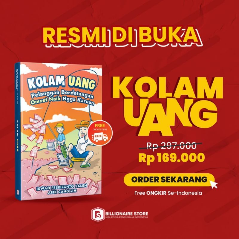 Jual Buku Bisnis Kolam Uang Panduan Marketing Digital Lengkap Buku