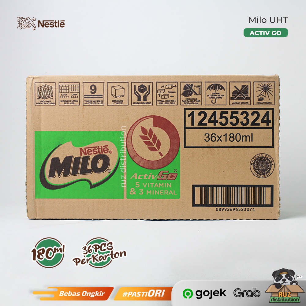 Jual Milo Uht Activ Go Ml Karton Pcs Milo Ml Dus